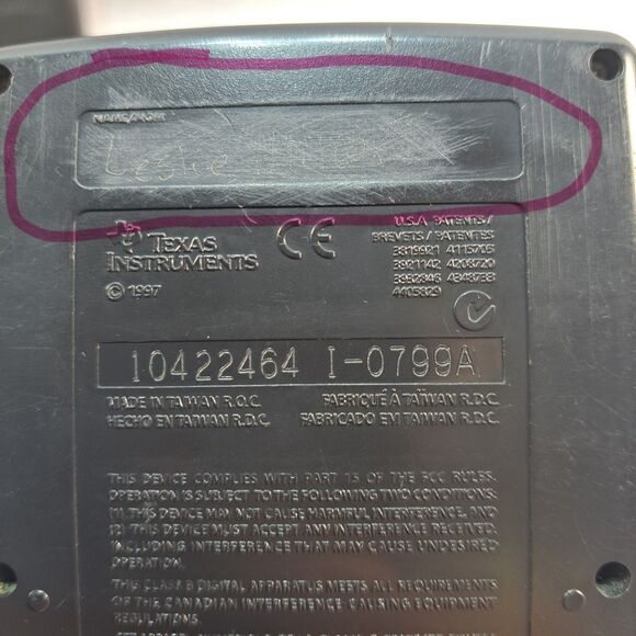 Texas Instruments TI-83 Plus TI 83+ Graphing Calculator & Cover Black WORKS - Picture 6 of 6